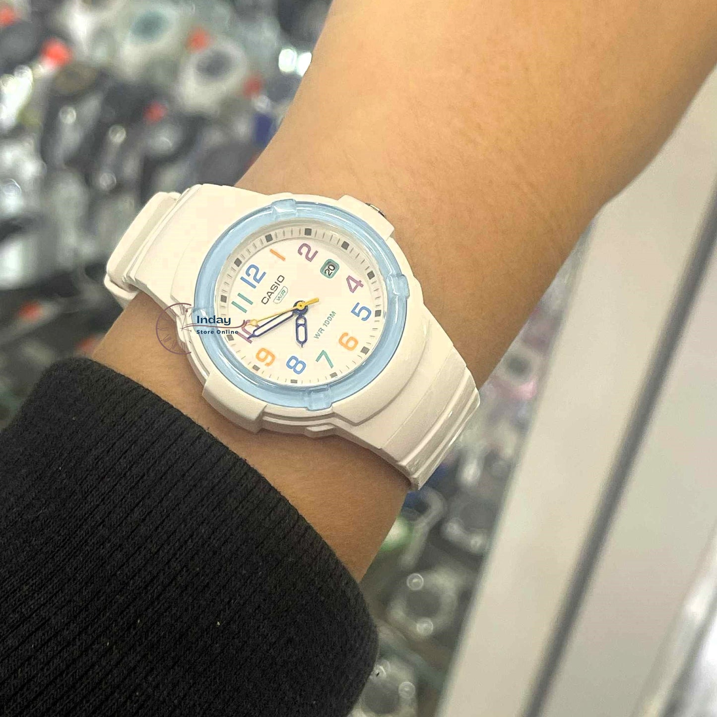 Casio Analog Watch LX-800H-7A2 Resin Glass Bio-Based Resin Band