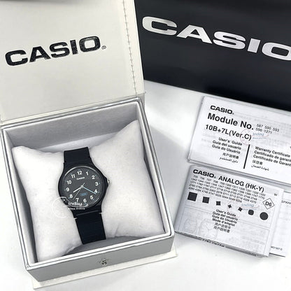 Casio Analog Women's Watch LQ-24B-1B Bio-based Resin Glass Resin Band