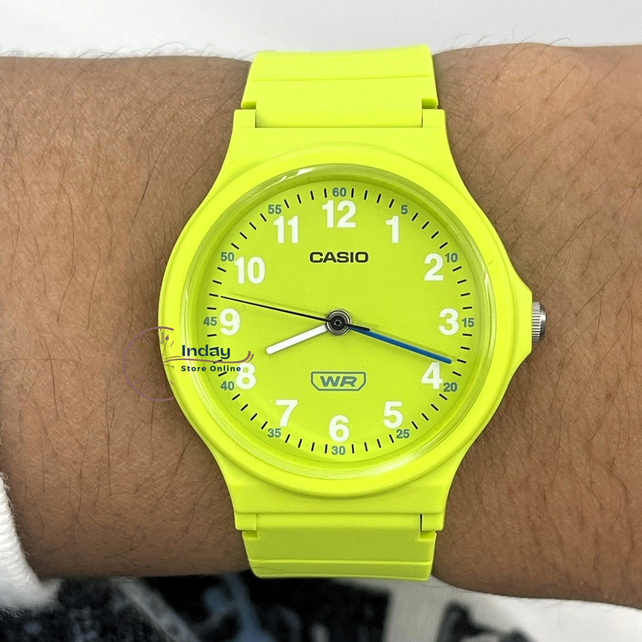 Casio Analog Women's Watch LQ-24B-3B Bio-based Resin Glass Resin Band