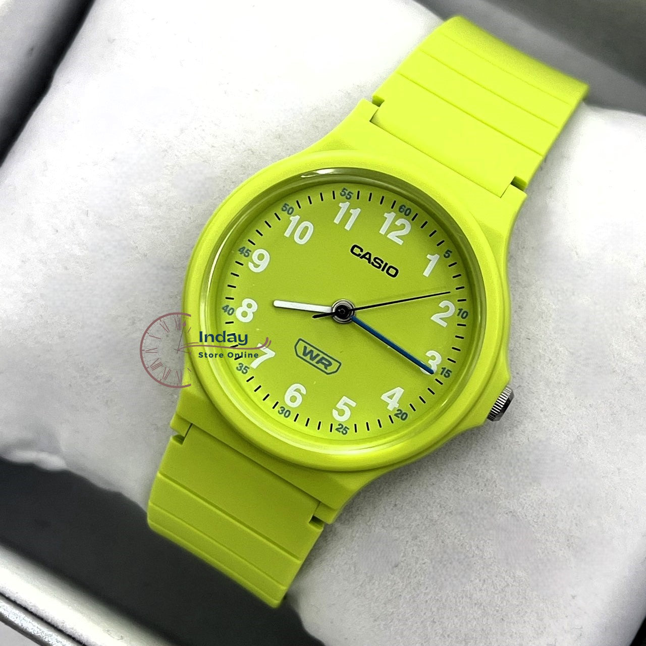 Casio Analog Women's Watch LQ-24B-3B Bio-based Resin Glass Resin Band