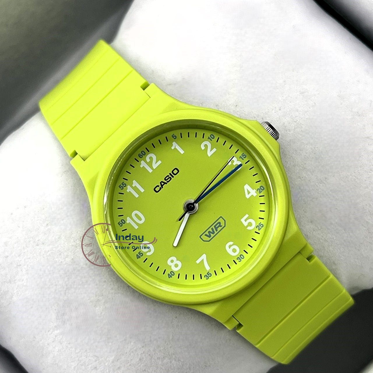 Casio Analog Women's Watch LQ-24B-3B Bio-based Resin Glass Resin Band