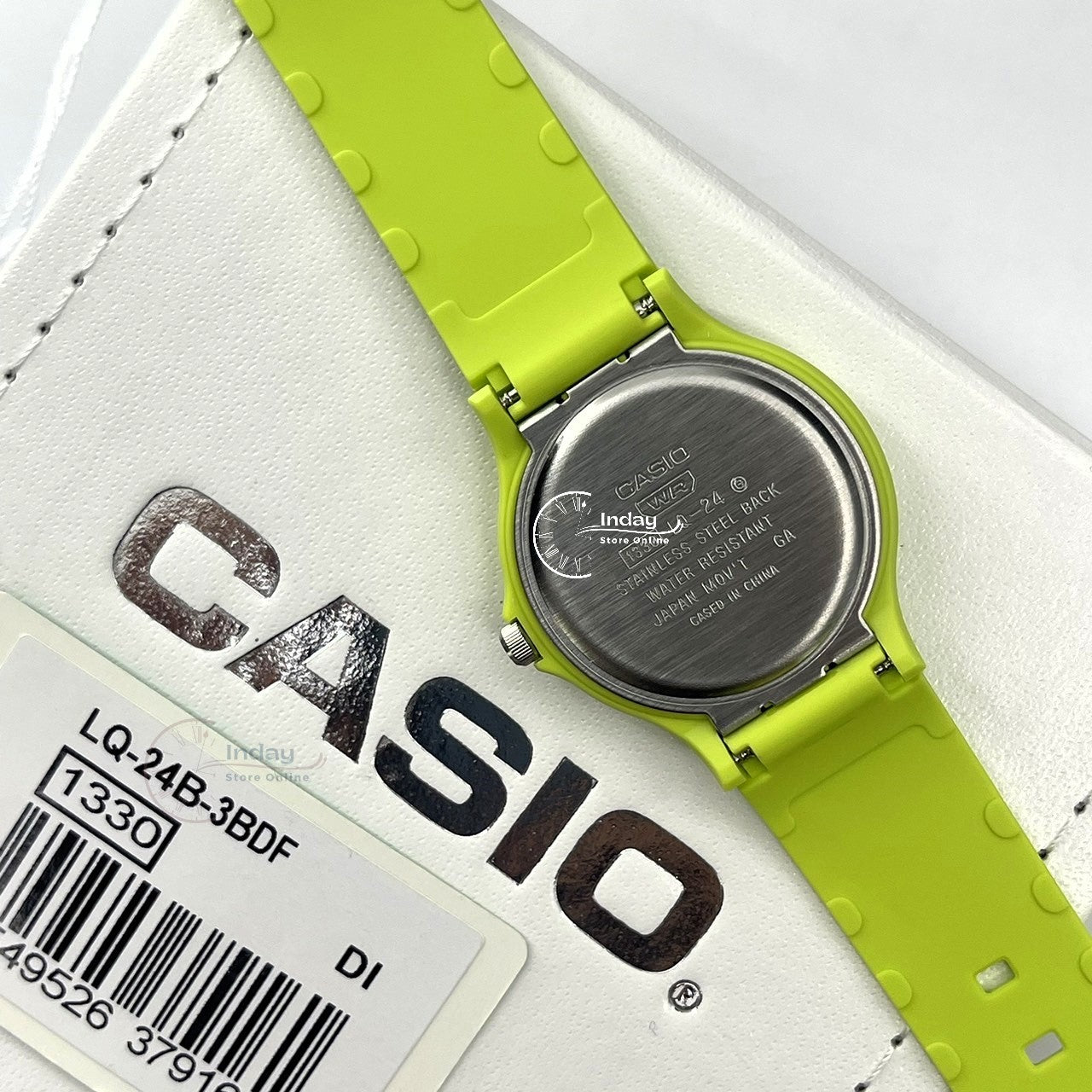 Casio Analog Women's Watch LQ-24B-3B Bio-based Resin Glass Resin Band