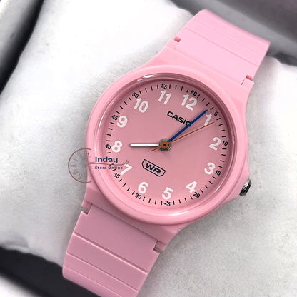 Casio Analog Women's Watch LQ-24B-4B Bio-based Resin Glass Resin Band