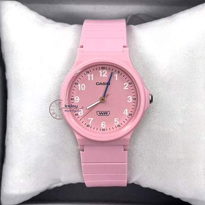 Casio Analog Women's Watch LQ-24B-4B Bio-based Resin Glass Resin Band