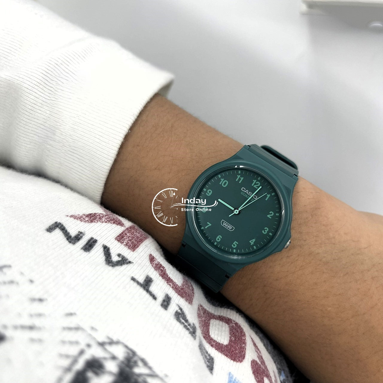 Casio Analog Women's Watch MQ-24B-3B Bio-based Resin Glass Resin Band