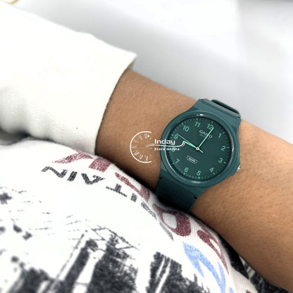 Casio Analog Women's Watch MQ-24B-3B Bio-based Resin Glass Resin Band