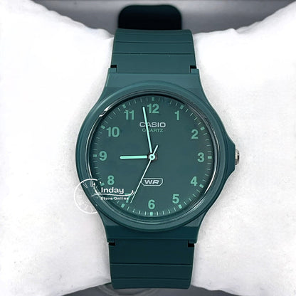 Casio Analog Women's Watch MQ-24B-3B Bio-based Resin Glass Resin Band