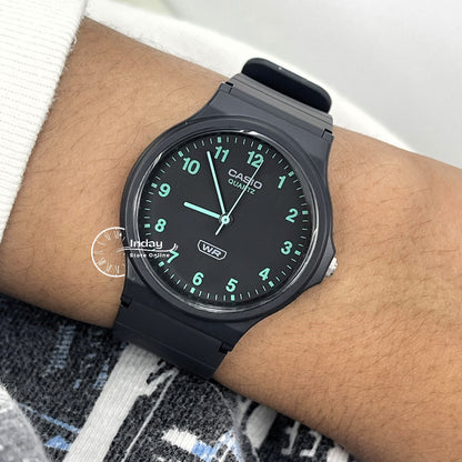 Casio Analog Women's Watch MQ-24B-8B Bio-based Resin Glass Resin Band