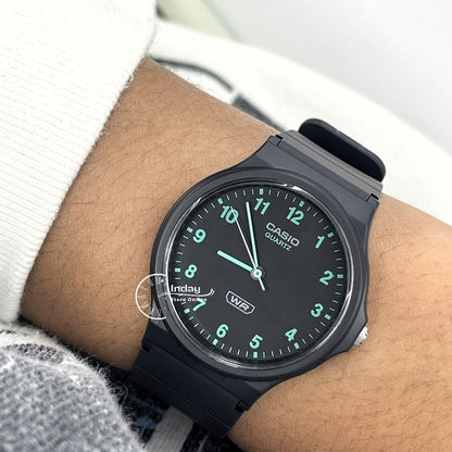 Casio Analog Women's Watch MQ-24B-8B Bio-based Resin Glass Resin Band