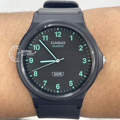 Casio Analog Women's Watch MQ-24B-8B Bio-based Resin Glass Resin Band