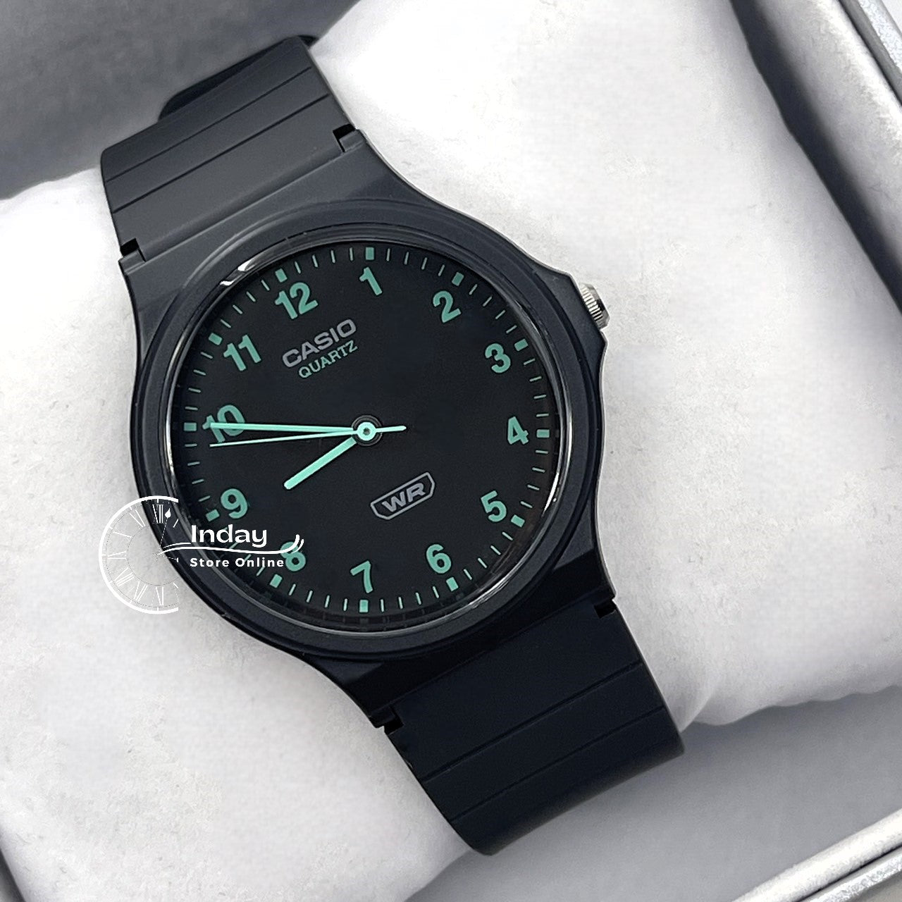 Casio Analog Women's Watch MQ-24B-8B Bio-based Resin Glass Resin Band