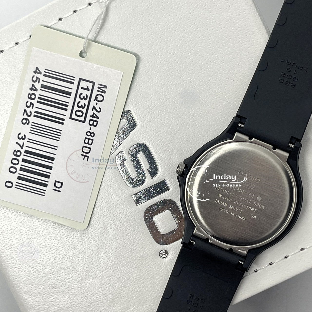 Casio Analog Women's Watch MQ-24B-8B Bio-based Resin Glass Resin Band