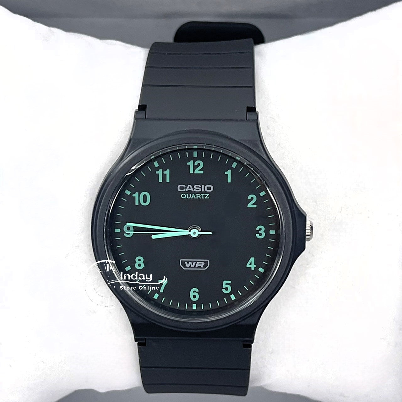 Casio Analog Women's Watch MQ-24B-8B Bio-based Resin Glass Resin Band