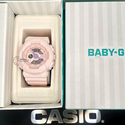 Casio Baby-G Women's Watch BA-110AH-4A Mineral Glass Resin Band Shock Resistant