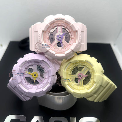 Casio Baby-G Women's Watch BA-110AH-9A Mineral Glass Resin Band Shock Resistant