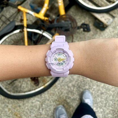 Casio Baby-G Women's Watch BA-110AH-6A Mineral Glass Resin Band Shock Resistant