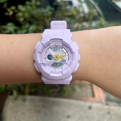 Casio Baby-G Women's Watch BA-110AH-6A Mineral Glass Resin Band Shock Resistant