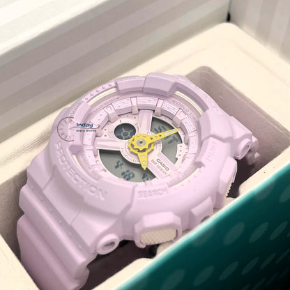 Casio Baby-G Women's Watch BA-110AH-6A Mineral Glass Resin Band Shock Resistant