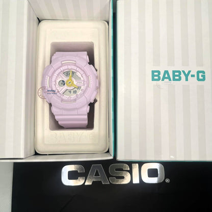 Casio Baby-G Women's Watch BA-110AH-6A Mineral Glass Resin Band Shock Resistant