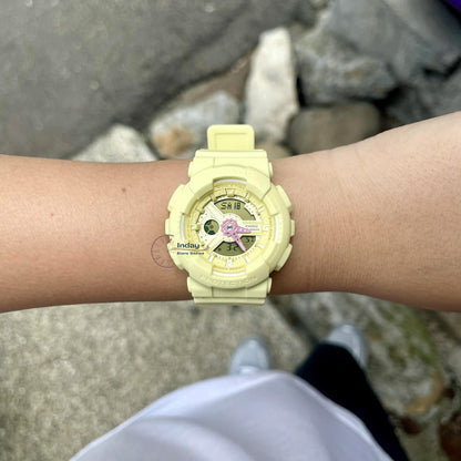 Casio Baby-G Women's Watch BA-110AH-9A Mineral Glass Resin Band Shock Resistant