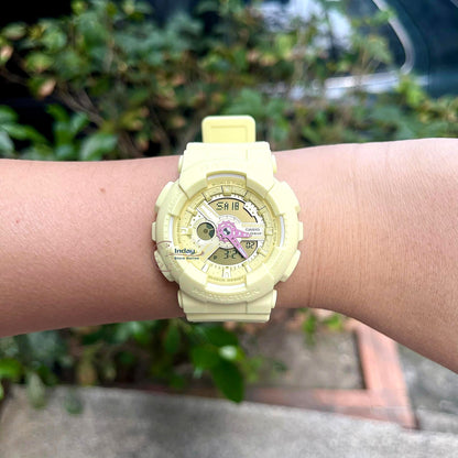 Casio Baby-G Women's Watch BA-110AH-9A Mineral Glass Resin Band Shock Resistant
