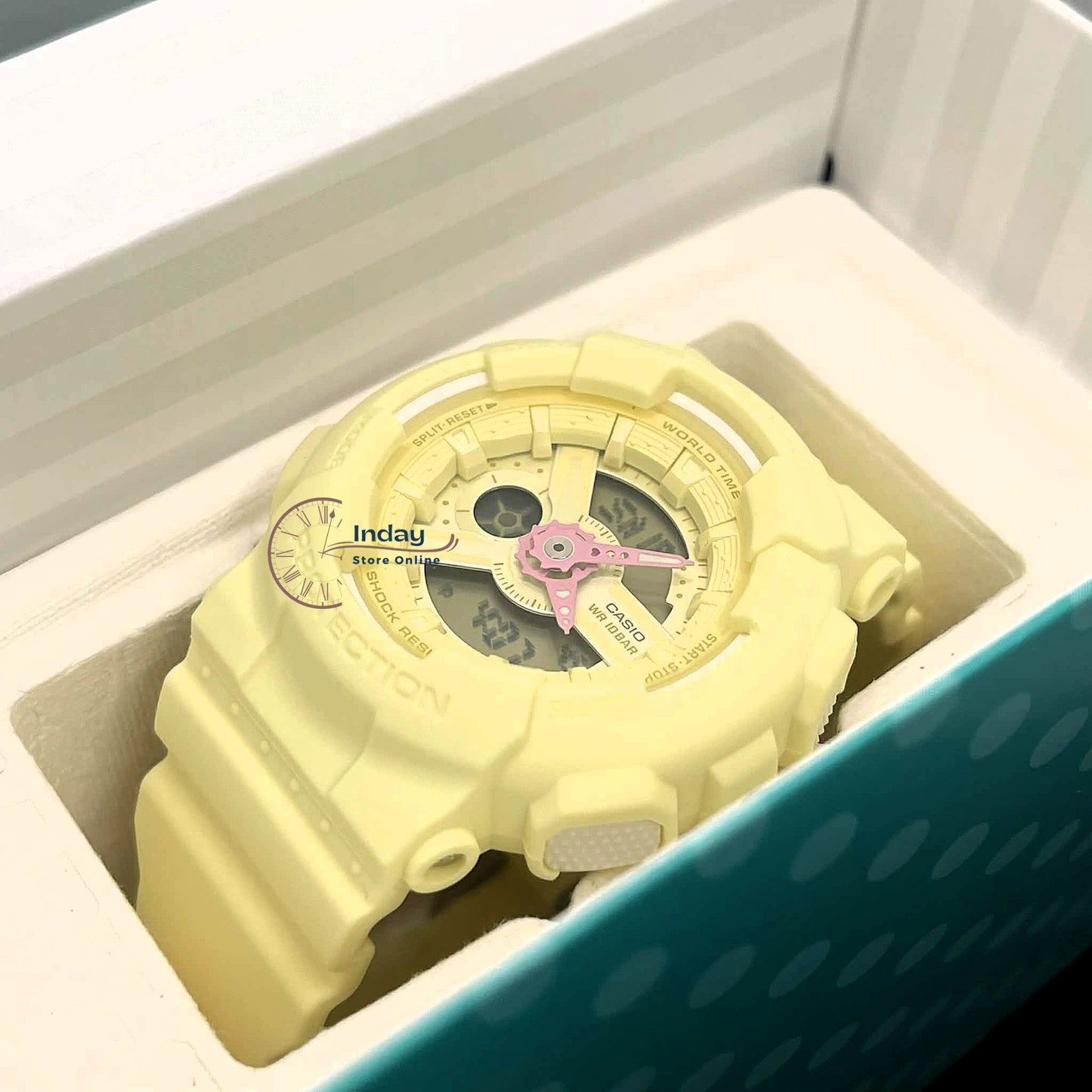 Casio Baby-G Women's Watch BA-110AH-9A Mineral Glass Resin Band Shock Resistant
