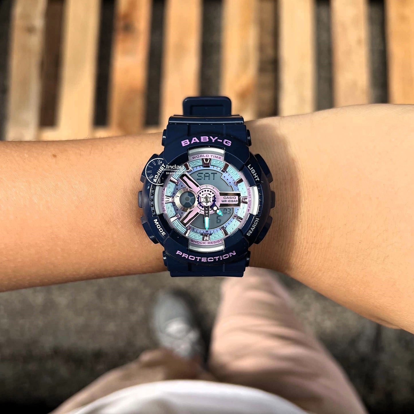 Casio Baby-G Women's Watch BA-110MC-2A Resin Band Mineral Glass Shock Resistant Battery Life: 2 Years