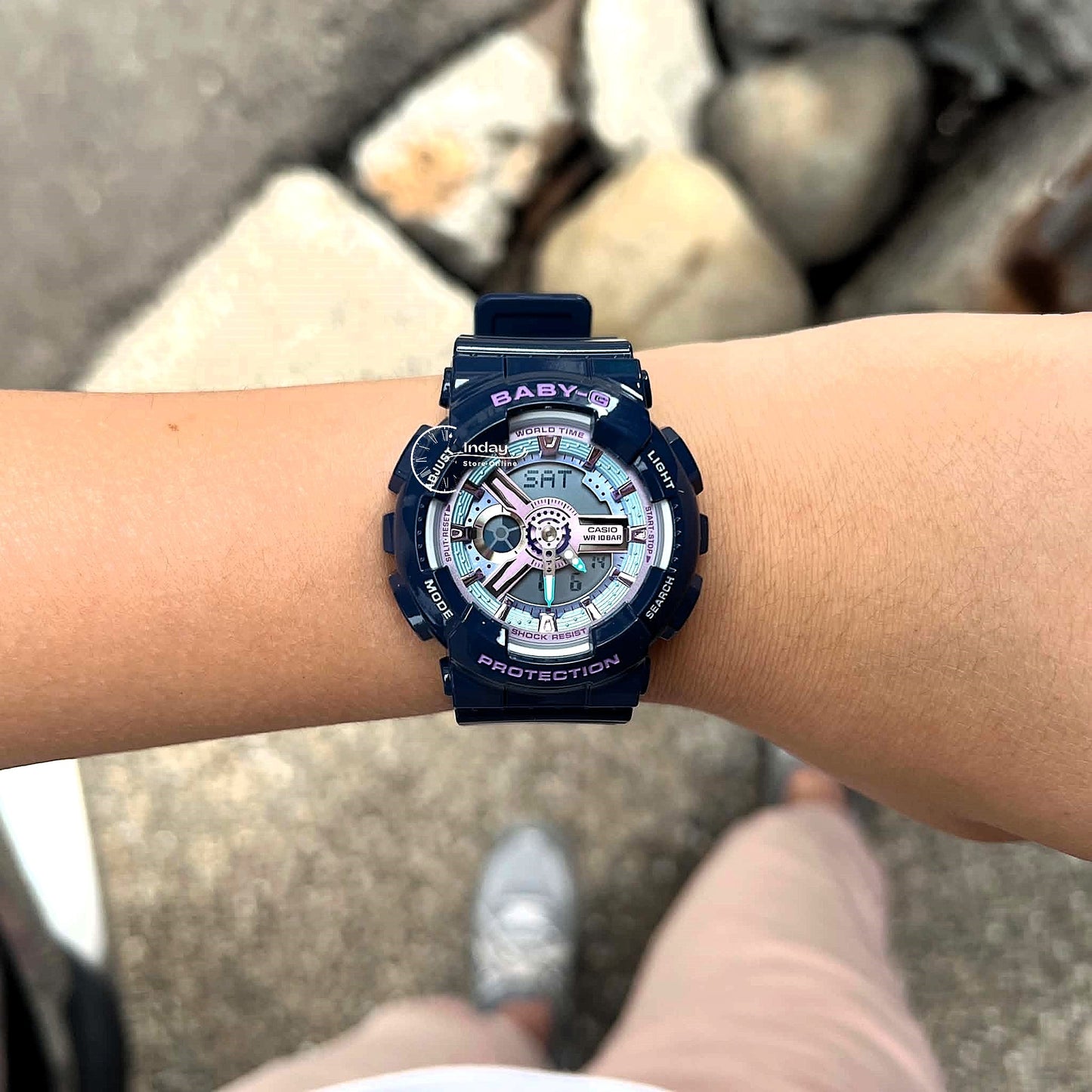 Casio Baby-G Women's Watch BA-110MC-2A Resin Band Mineral Glass Shock Resistant Battery Life: 2 Years