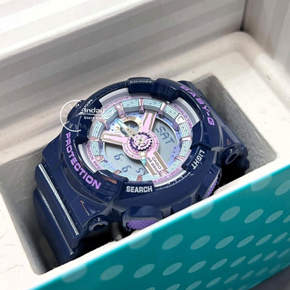 Casio Baby-G Women's Watch BA-110MC-2A Resin Band Mineral Glass Shock Resistant Battery Life: 2 Years