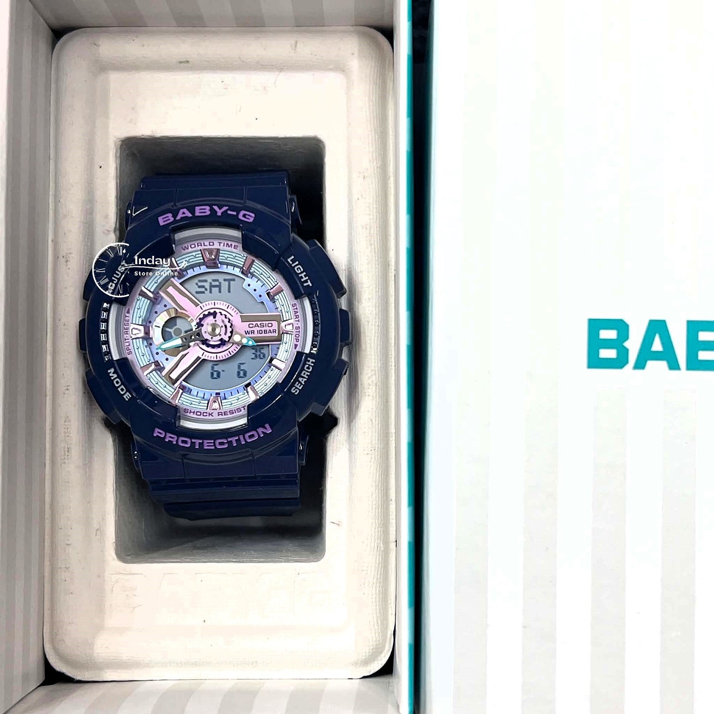 Casio Baby-G Women's Watch BA-110MC-2A Resin Band Mineral Glass Shock Resistant Battery Life: 2 Years