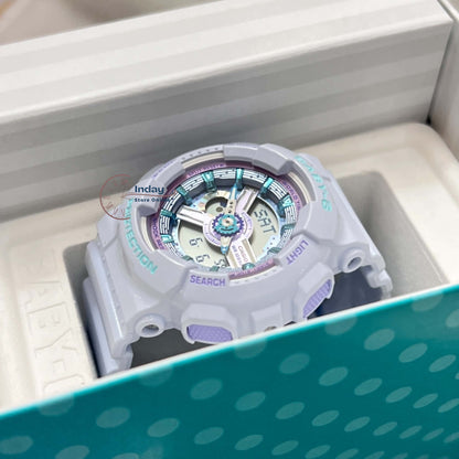 Casio Baby-G Women's Watch BA-110MC-7A Resin Band Mineral Glass Shock Resistant Battery Life: 2 Years