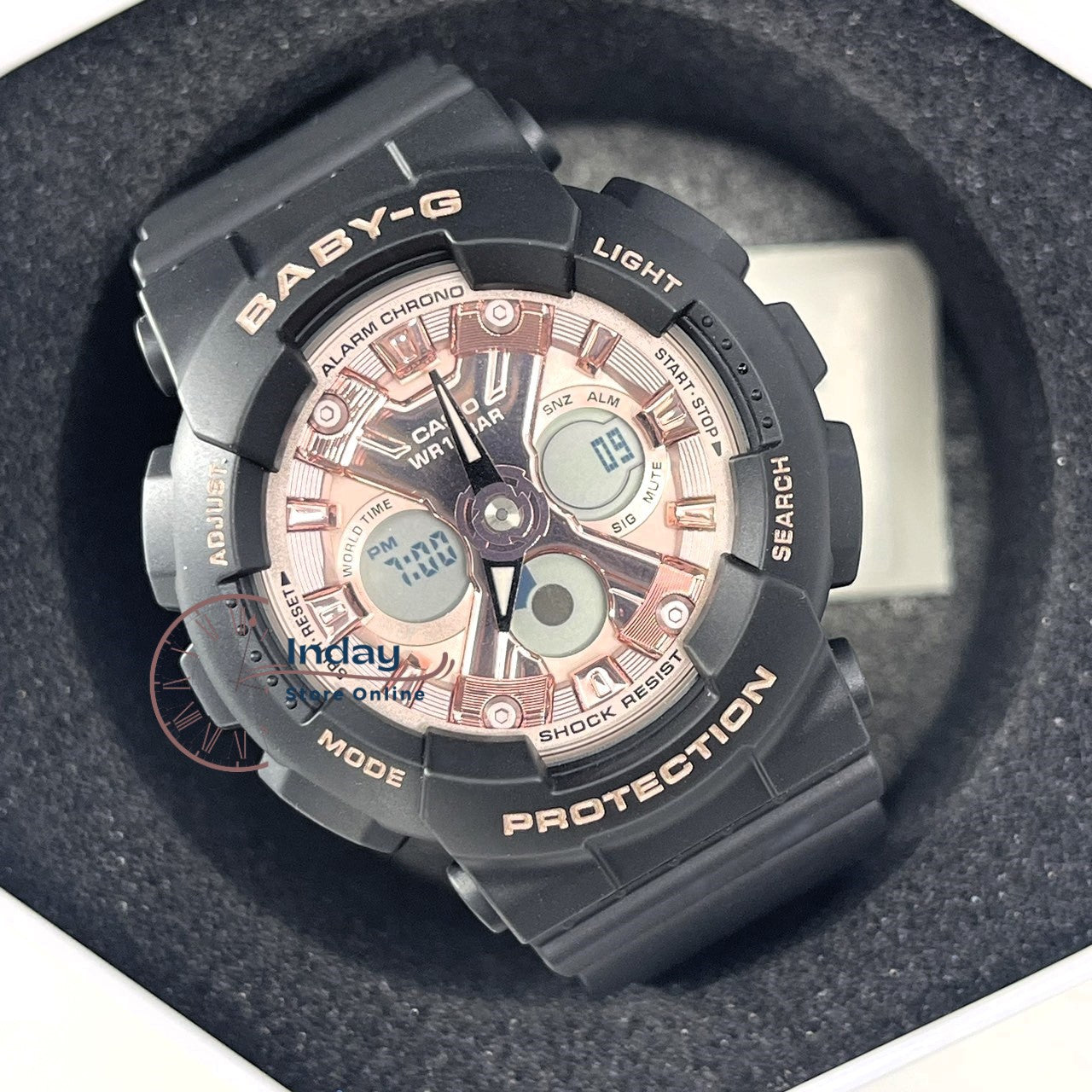 Casio Baby-G Women's Watch BA-130-1A4 Resin Band Mineral Glass Shock Resistant Best Seller