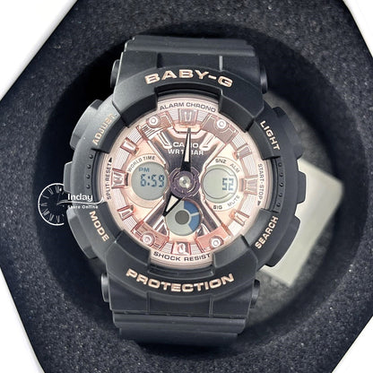 Casio Baby-G Women's Watch BA-130-1A4 Resin Band Mineral Glass Shock Resistant Best Seller