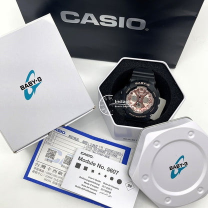 Casio Baby-G Women's Watch BA-130-1A4 Resin Band Mineral Glass Shock Resistant Best Seller