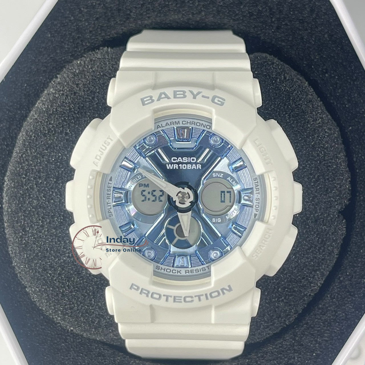 Casio Baby G Women s Watch BA 130 7A2 Resin Band Mineral Glass Shock R indaystoreonline