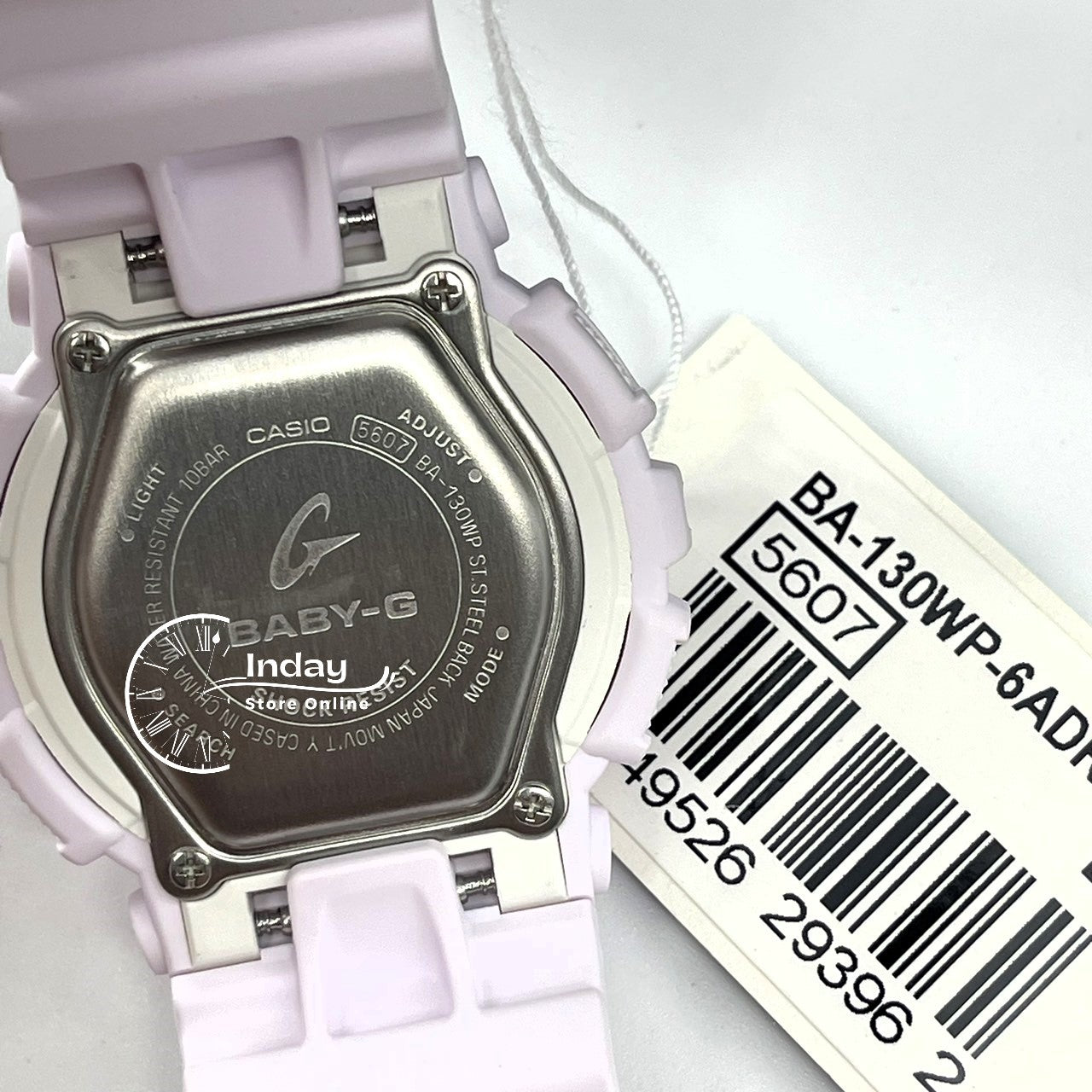 Casio Baby-G Women's Watch BA-130WP-6A Resin Band Mineral Glass Shock Resistant