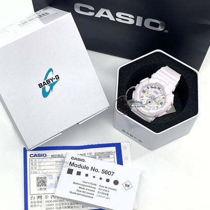 Casio Baby-G Women's Watch BA-130WP-6A Resin Band Mineral Glass Shock Resistant
