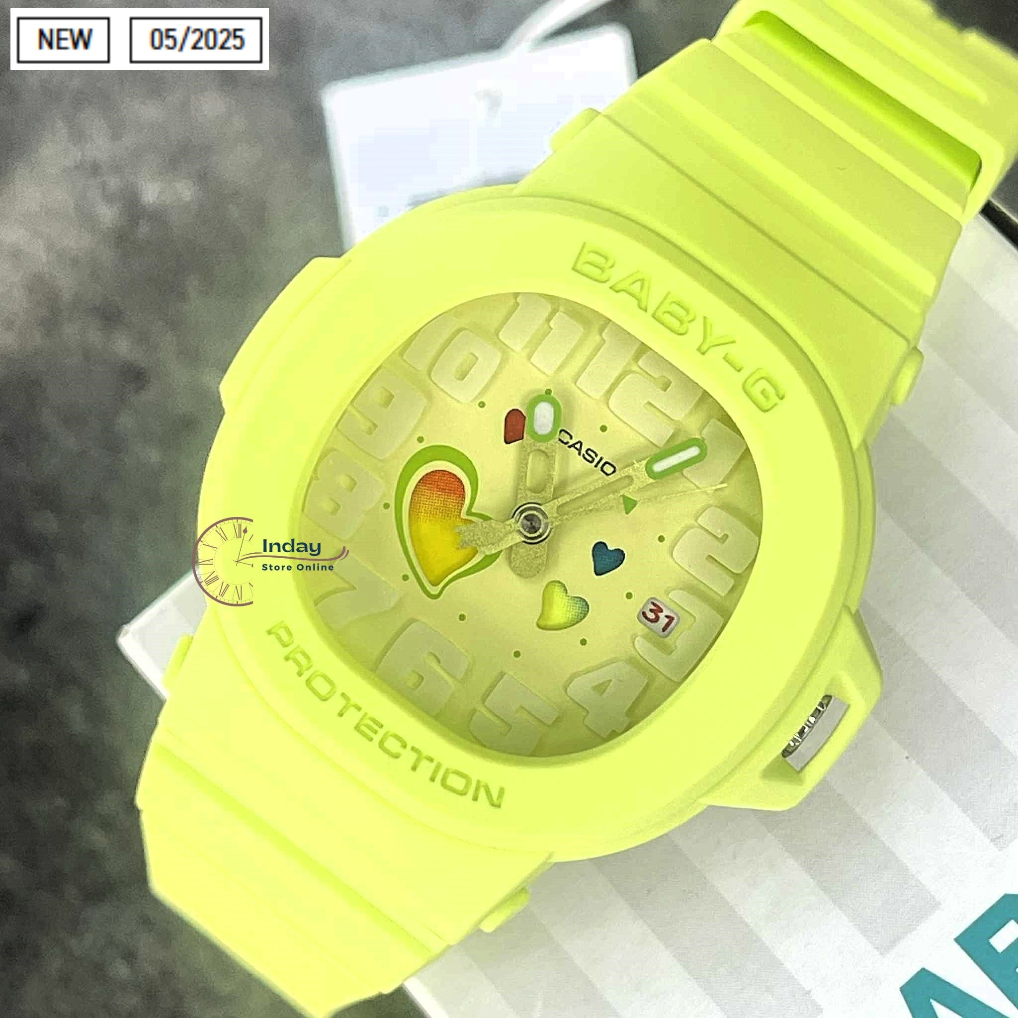 Casio Baby-G Women's Watch BGA-10-3A Playful Hearts Series