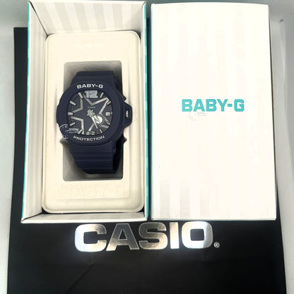 Casio Baby-G Women's Watch BGA-10D-2A1 Resin Mineral Glass Band Shock Resistant Battery Life: 3 Years