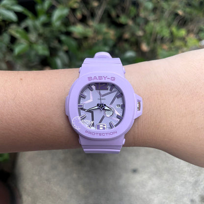 Casio Baby-G Women's Watch BGA-10D-6A Resin Mineral Glass Band Shock Resistant