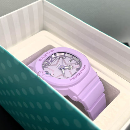 Casio Baby-G Women's Watch BGA-10D-6A Resin Mineral Glass Band Shock Resistant