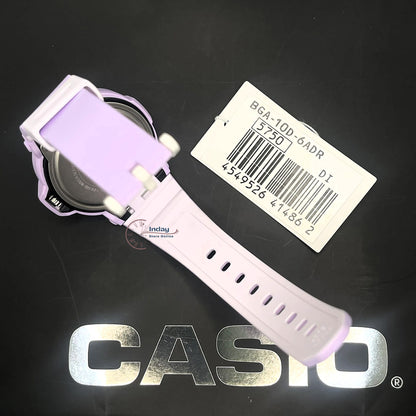 Casio Baby-G Women's Watch BGA-10D-6A Resin Mineral Glass Band Shock Resistant