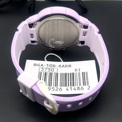 Casio Baby-G Women's Watch BGA-10D-6A Resin Mineral Glass Band Shock Resistant