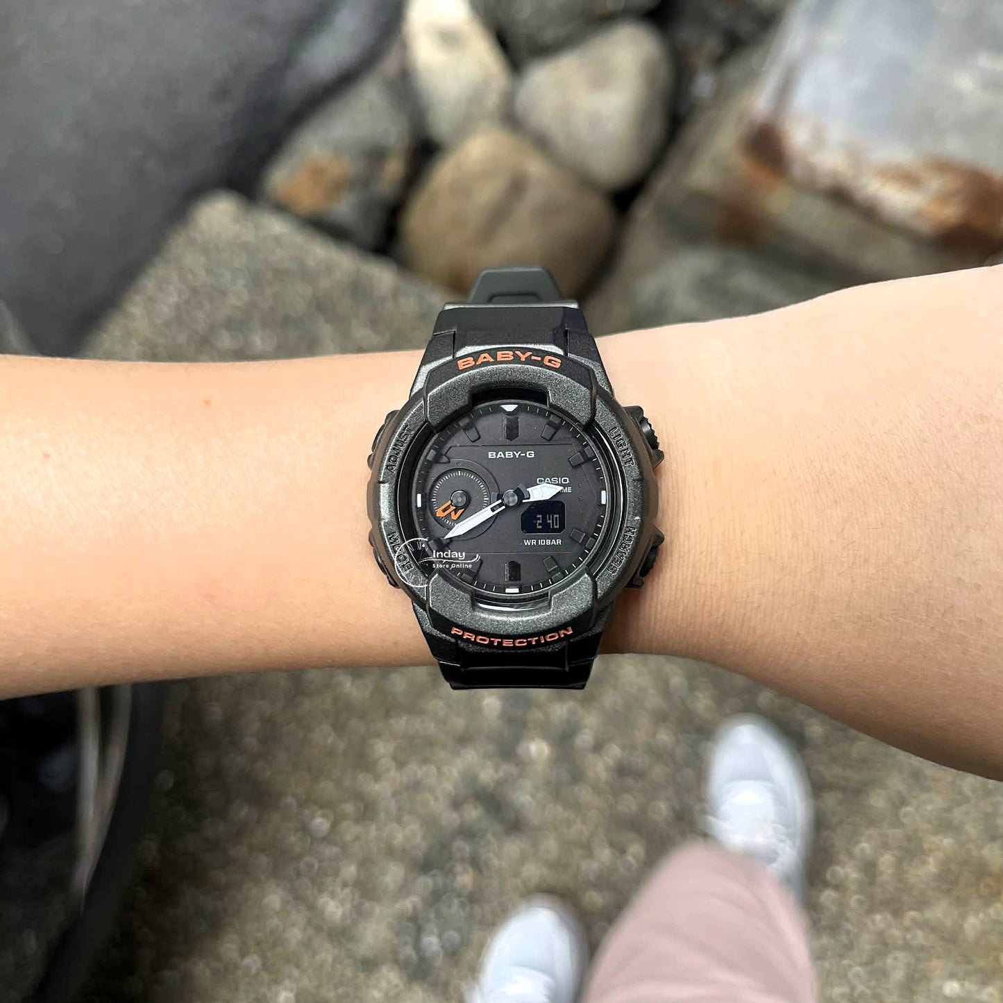 Casio Baby-G Women's Watch BGA-230S-3A Resin Band Mineral Glass Shock Resistant