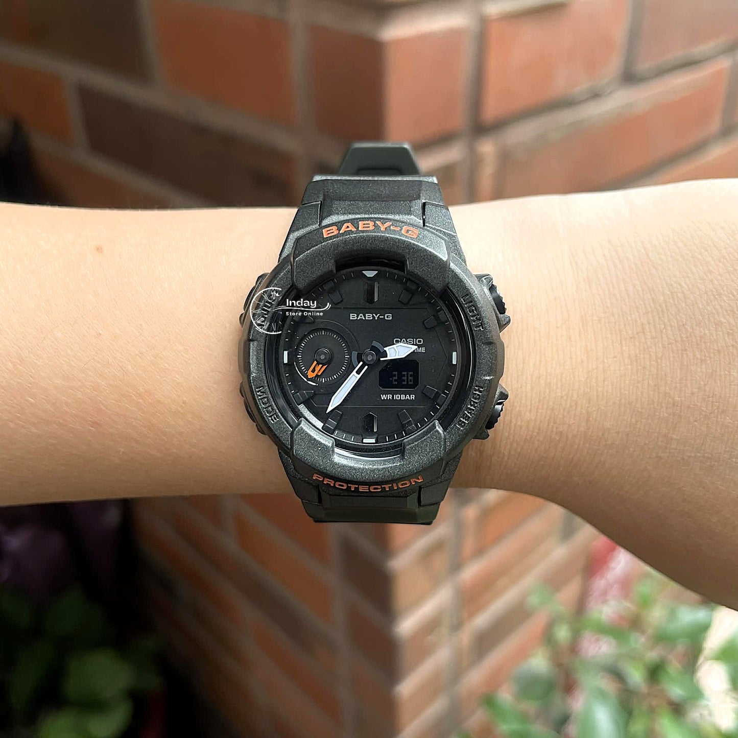 Casio Baby-G Women's Watch BGA-230S-3A Resin Band Mineral Glass Shock Resistant