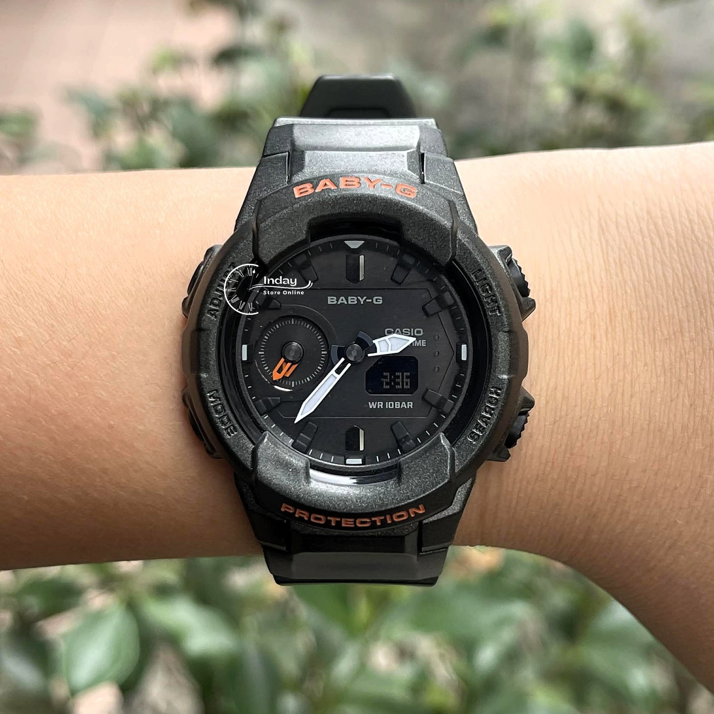 Casio Baby-G Women's Watch BGA-230S-3A Resin Band Mineral Glass Shock Resistant