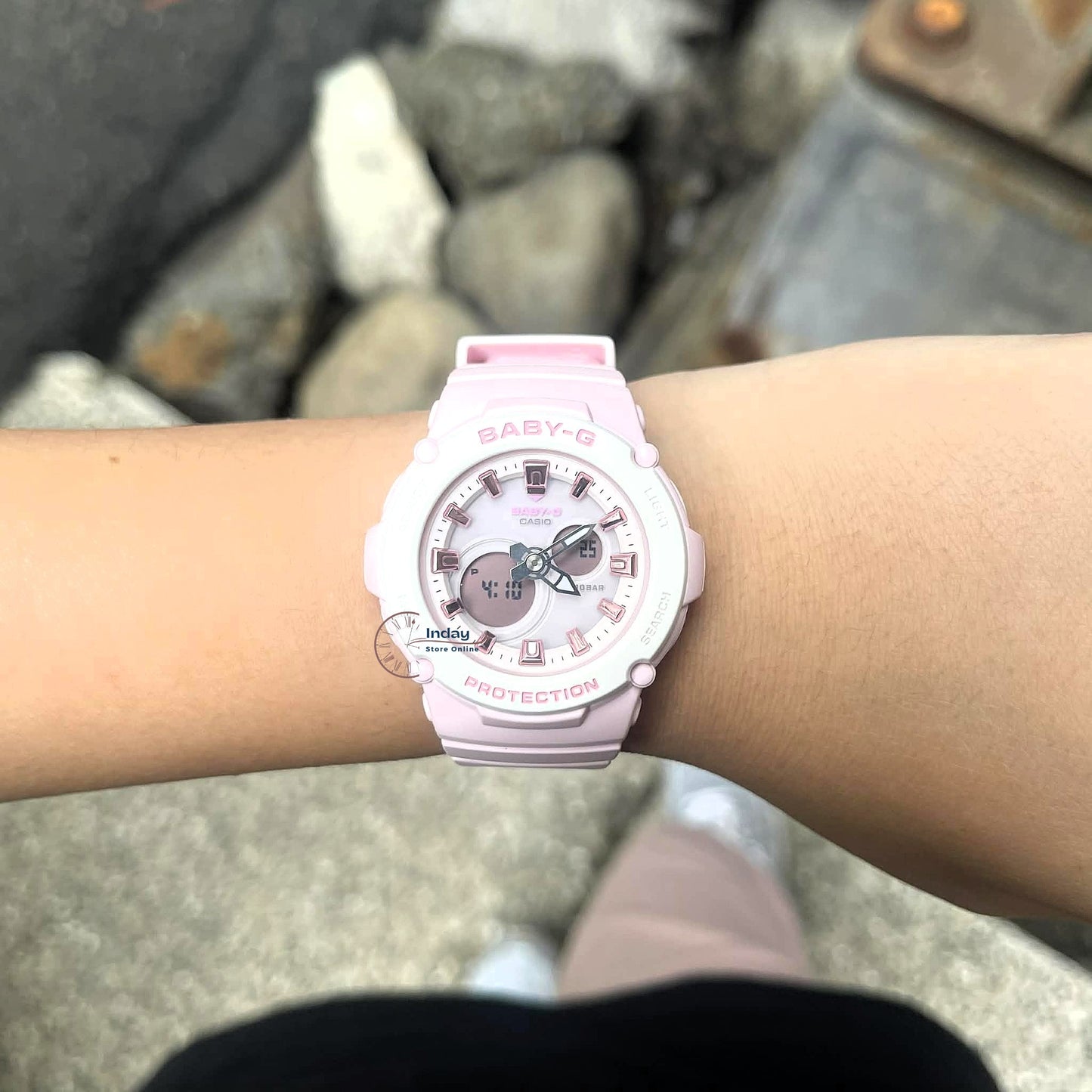 Casio Baby-G Women's Watch BGA-270-4A Resin Band Mineral Glass Shock Resistant