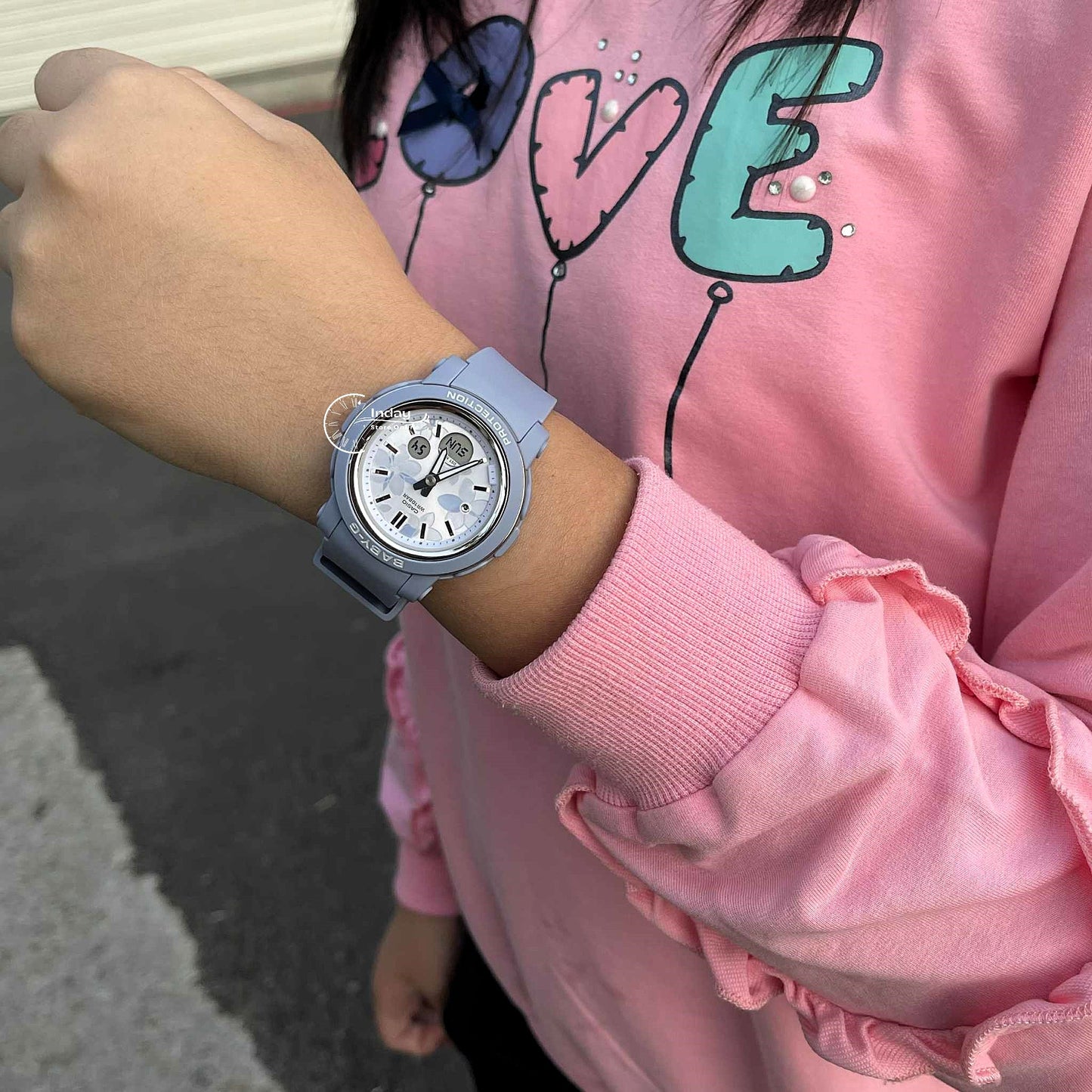 Casio Baby-G Women's Watch BGA-290FL-2A Mineral Glass Resin Band Shock Resistant Battery Life: 3 Years