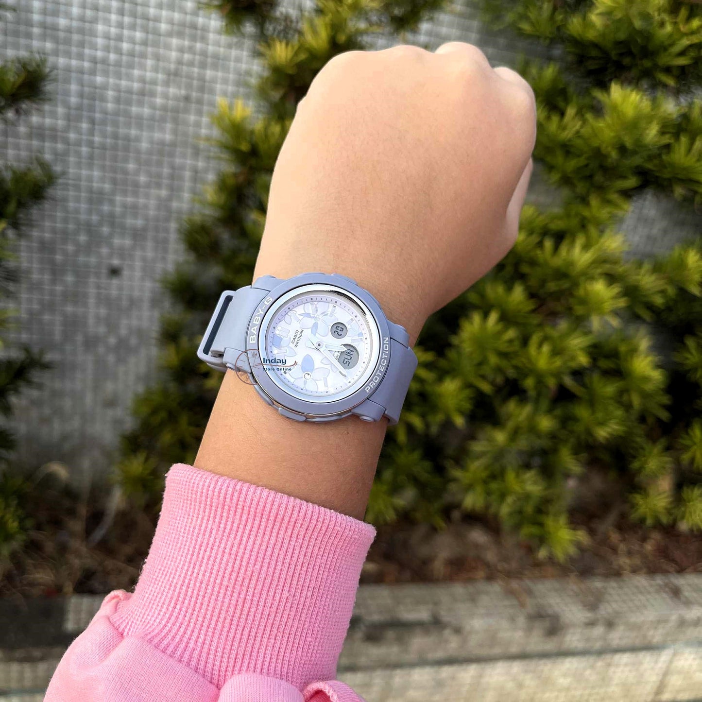 Casio Baby-G Women's Watch BGA-290FL-2A Mineral Glass Resin Band Shock Resistant Battery Life: 3 Years