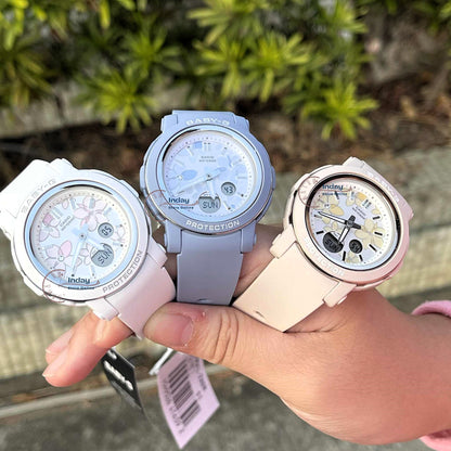 Casio Baby-G Women's Watch BGA-290FL-4A Mineral Glass Resin Band Shock Resistant Battery Life: 3 Years